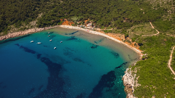 Sandparadies „Šunj“ auf der Insel Lopud