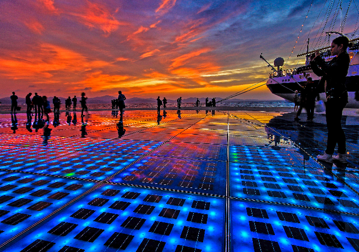Zadar: Meeresorgel und Sonnengruß