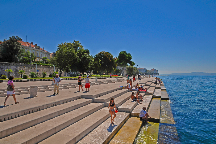 Zadar: Meeresorgel und Sonnengruß