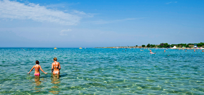 Familienstrand Zaton in Zadar